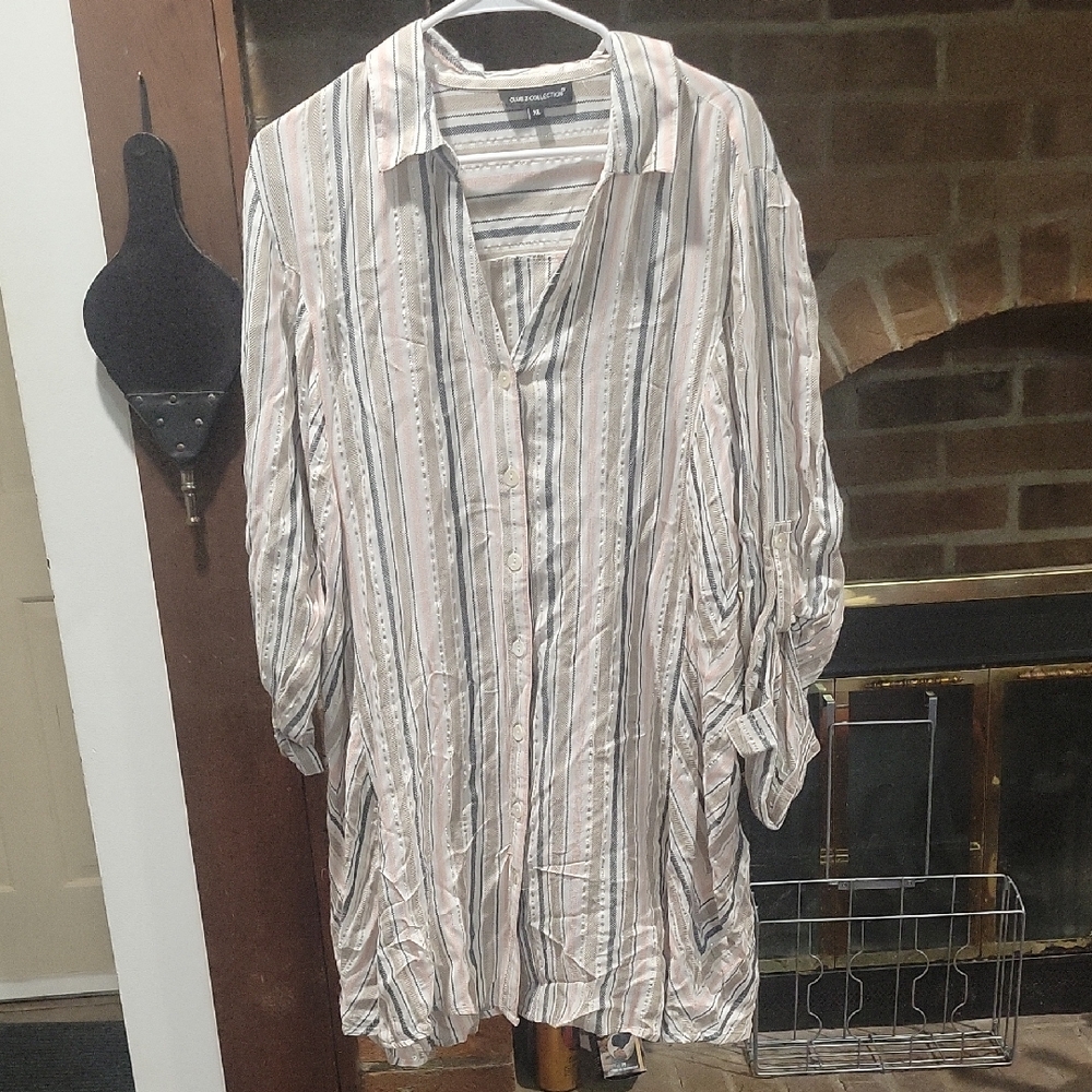 Club Z Collection Striped Shirt